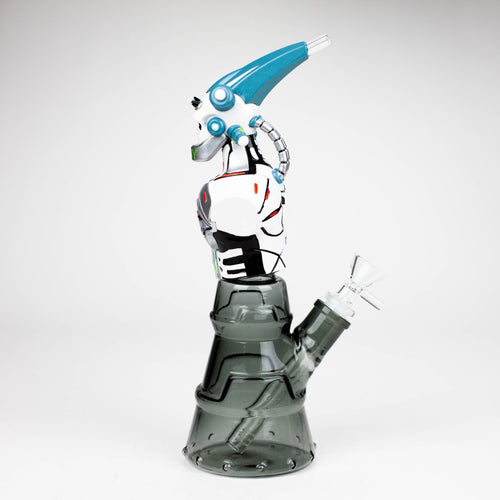 10'' Resin Mechanical skull water pipe [CY011] - TrippyQueenParadise